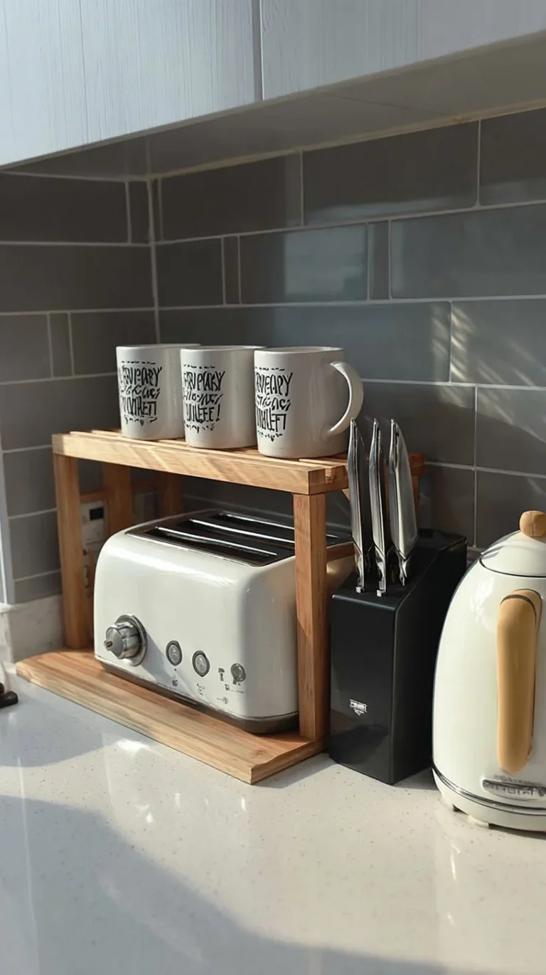 Small kitchen ideas to maximize space and organization with clever designs.