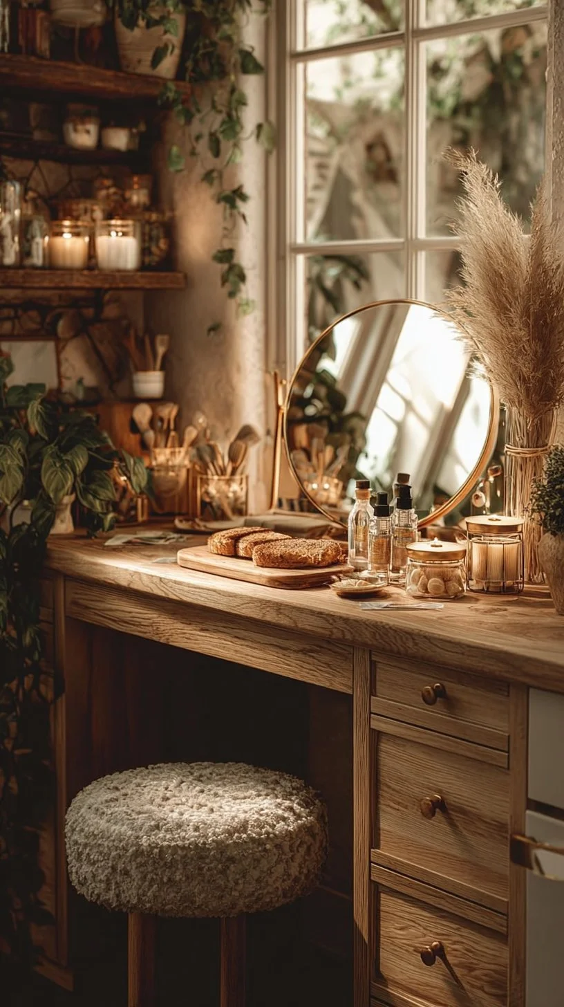 Cozy Boho Vanity Corner