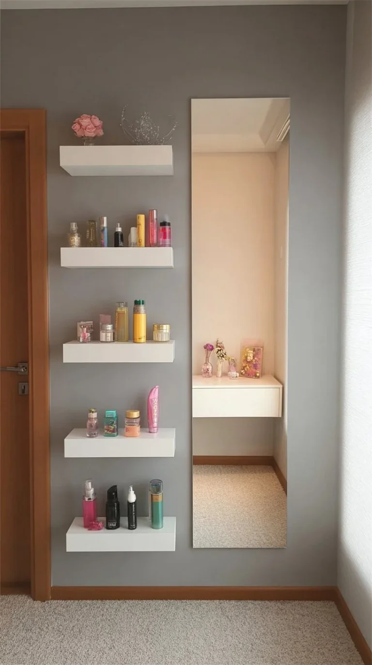 DIY wall art decor with wooden wall panels and vibrant house paint colors.