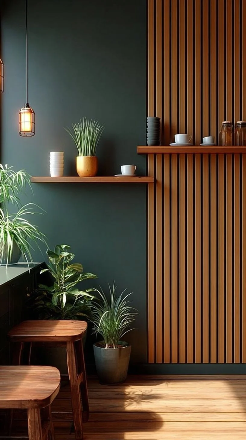 Opulo India on Instagram: "Don’t settle for basic walls. Transform them into a canvas of character with Opulo’s wooden panelling. Elevate your space, turn your… | Wooden panelling, Wooden wall panels, Dark green walls