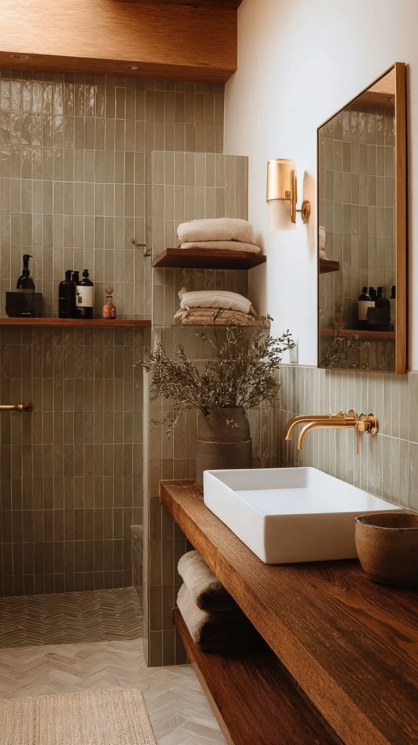 Stunning Mid Century Modern Bathroom: Tiny Powder Room Ideas That Transform