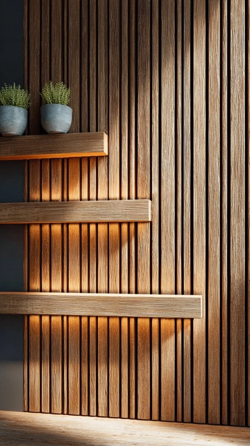Wood Slat Wall Design for Cozy, Modern Interiors