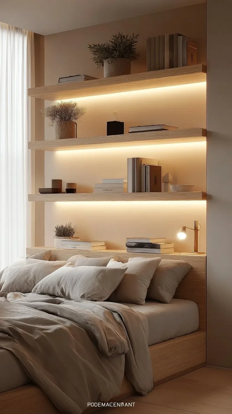 Stylish bedroom shelving ideas for maximizing storage and decor