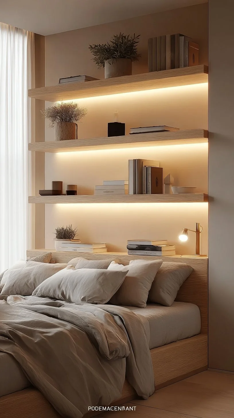 14 Smart Bedroom Shelving Ideas to Maximize Storage & Style