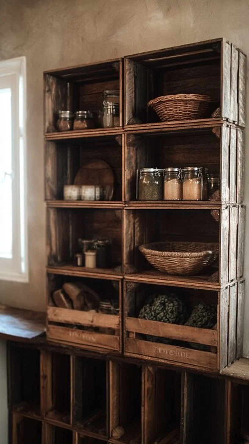 17+ Best Wooden Crate Shelf Ideas