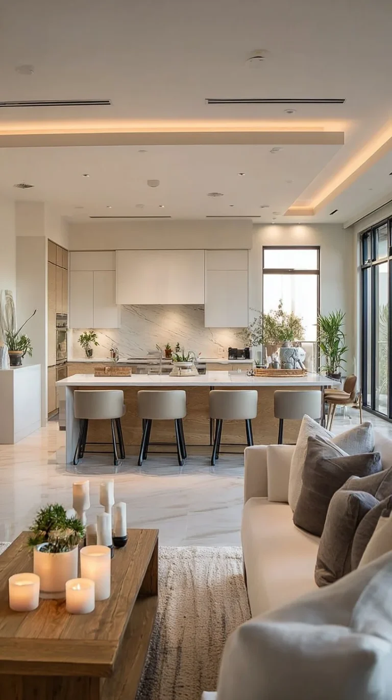 Minimalist small living room design showcasing spacious and stylish decor