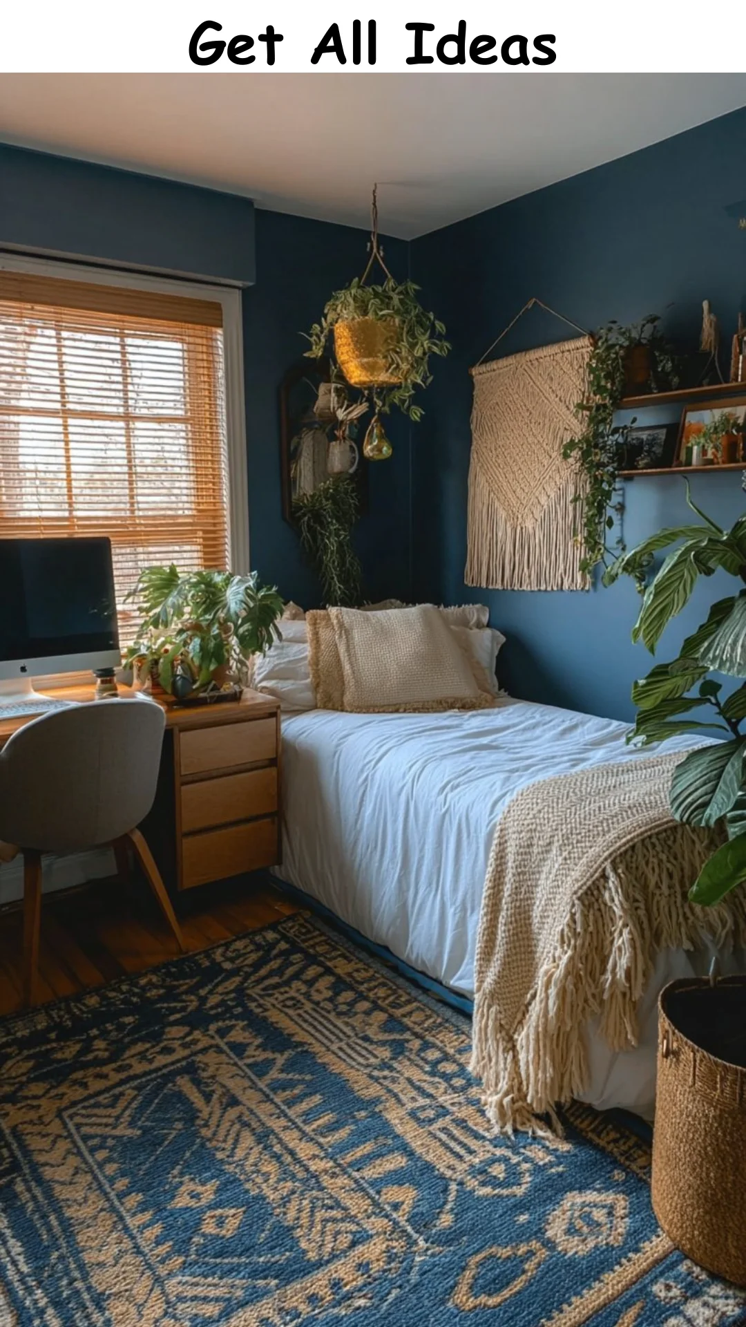 28 Dreamy Blue Boho Dorm Room Styles You’ll Want to Copy
