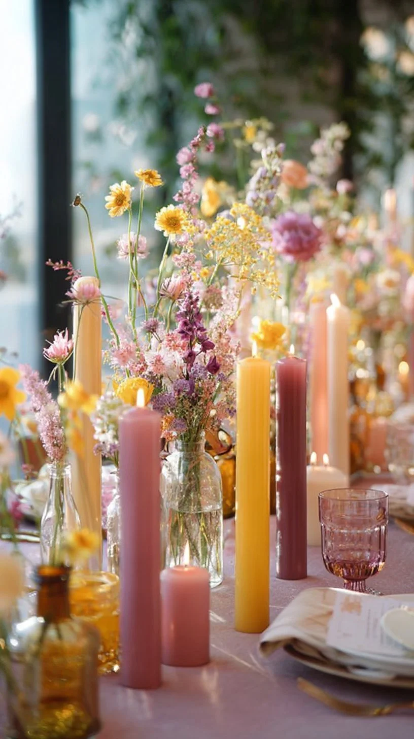 3-Pack LED Decorative Lighting Warm Flickering Gold - Flameless Taper Candles 11"