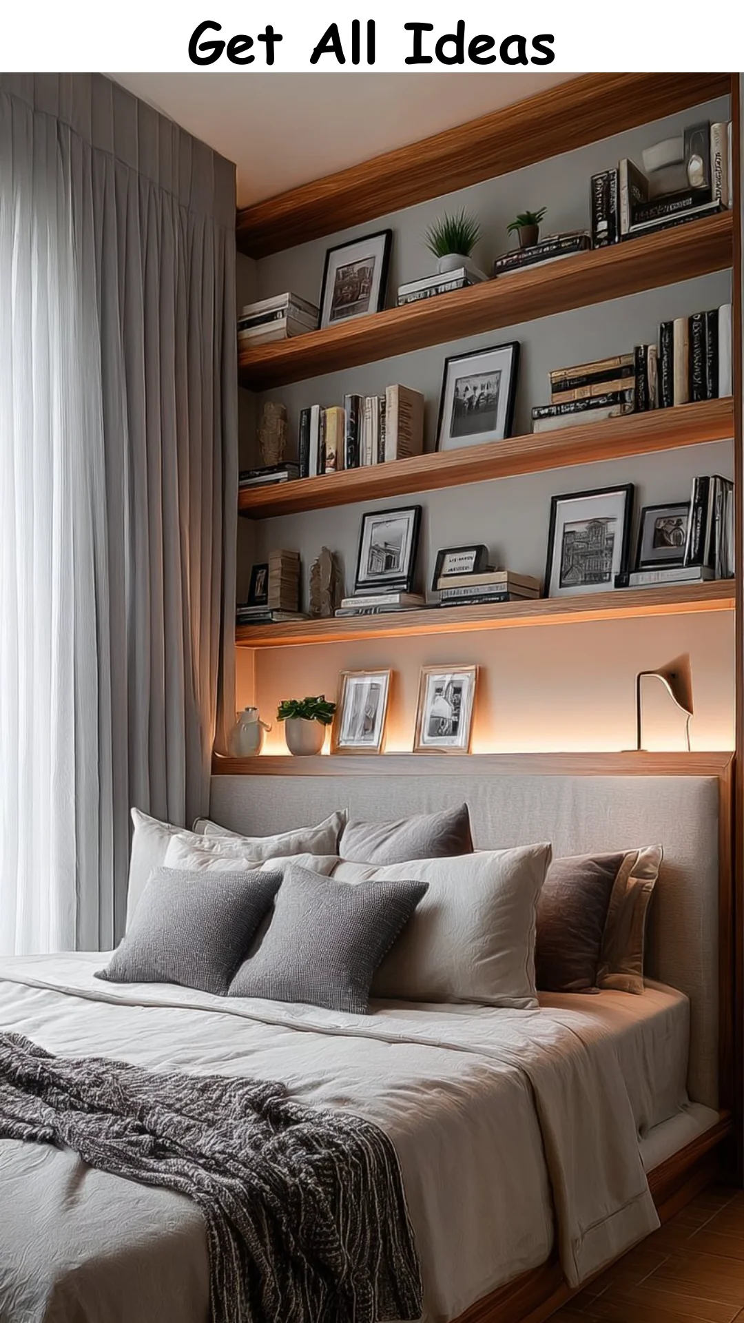 Bedroom Shelving Ideas: Space-Saving Floating Shelves & Cozy Decor Minimalist Design Tips 🛏️