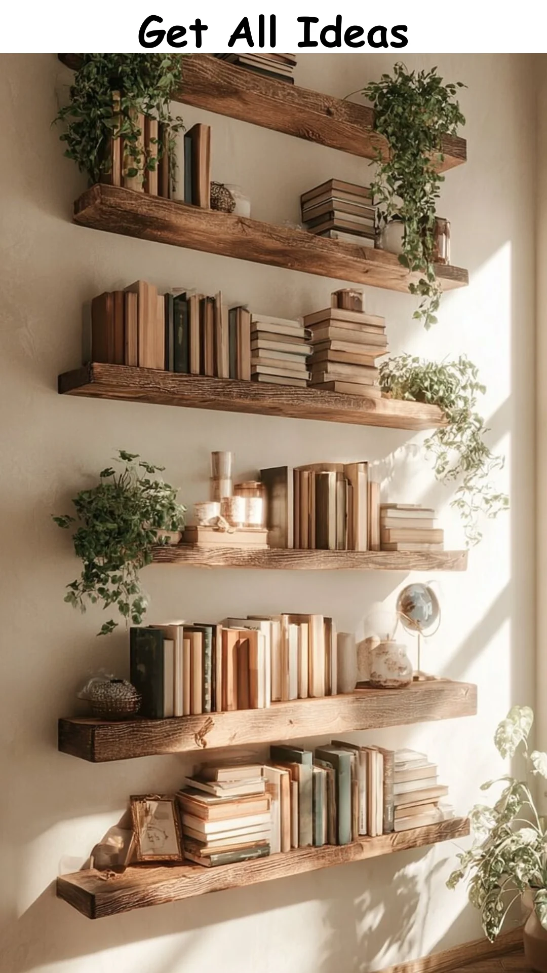 DIY Floating Shelves for Small Spaces
