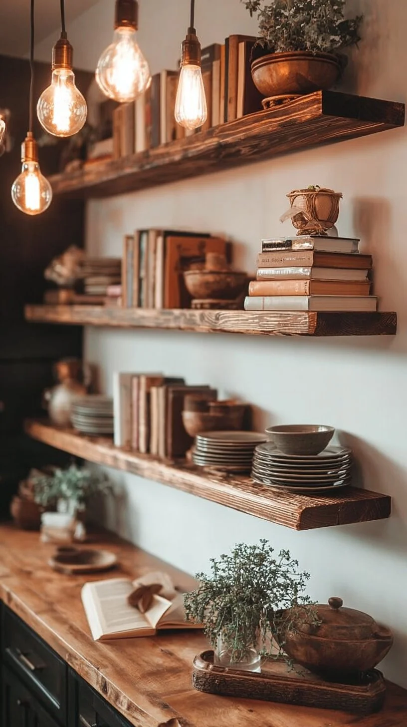 DIY Floating Shelves for Small Spaces