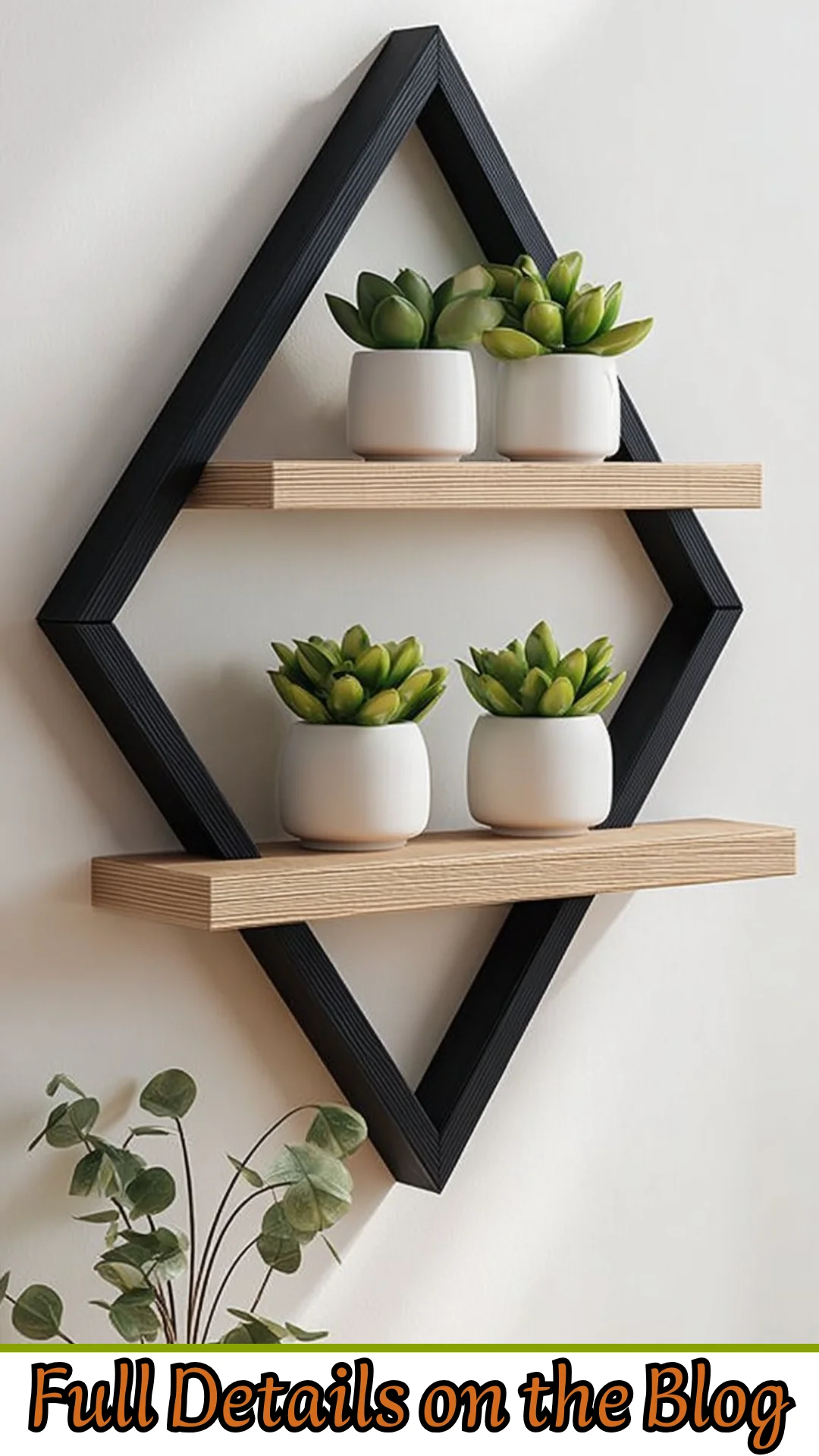 Double decorative frame with shelf 60 x 60cm niche decoration.1 | Shopee Brazil