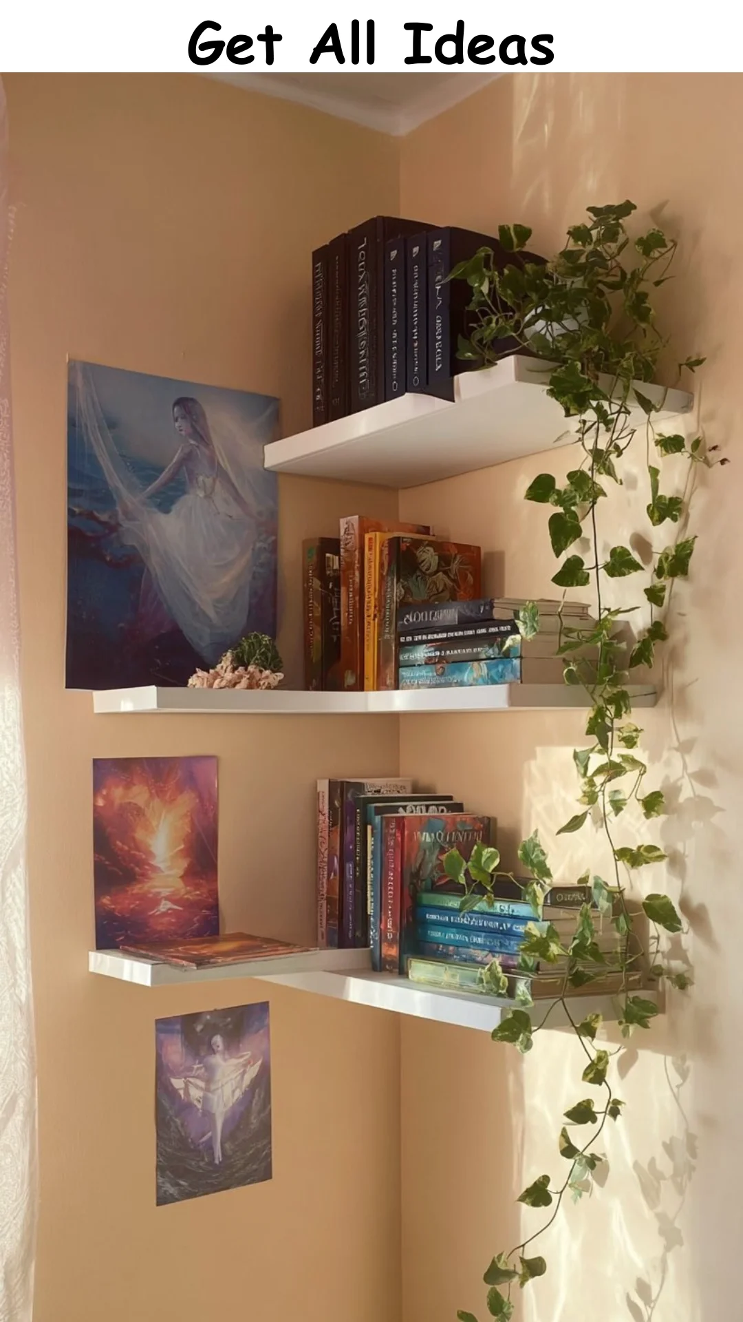 Floating Bookshelves Bedroom Ideas