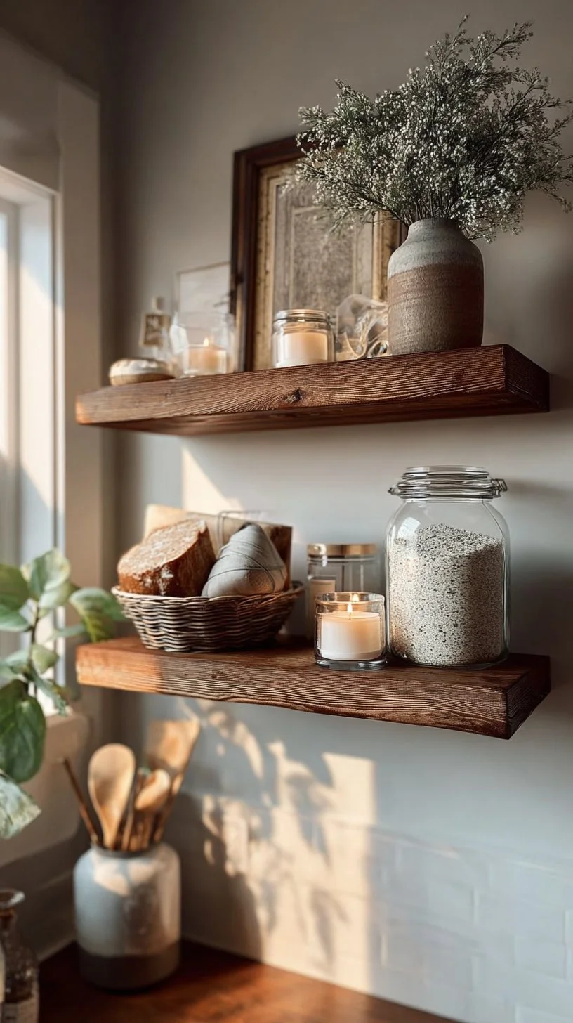 Say Goodbye to Bathroom Clutter with These Floating Shelves