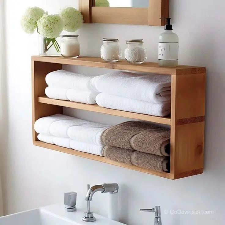 Tiered Wall-Mounted Shelves
