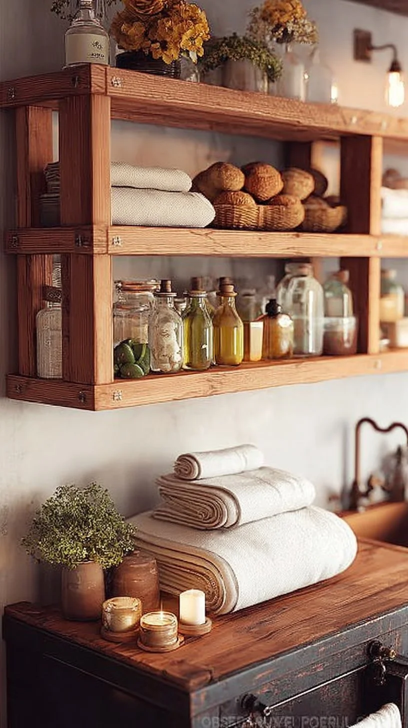 Tiered Wall-Mounted Shelves