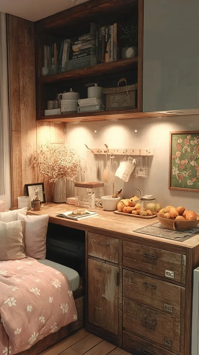 Tiny Bedrooms With Built-In Study Areas