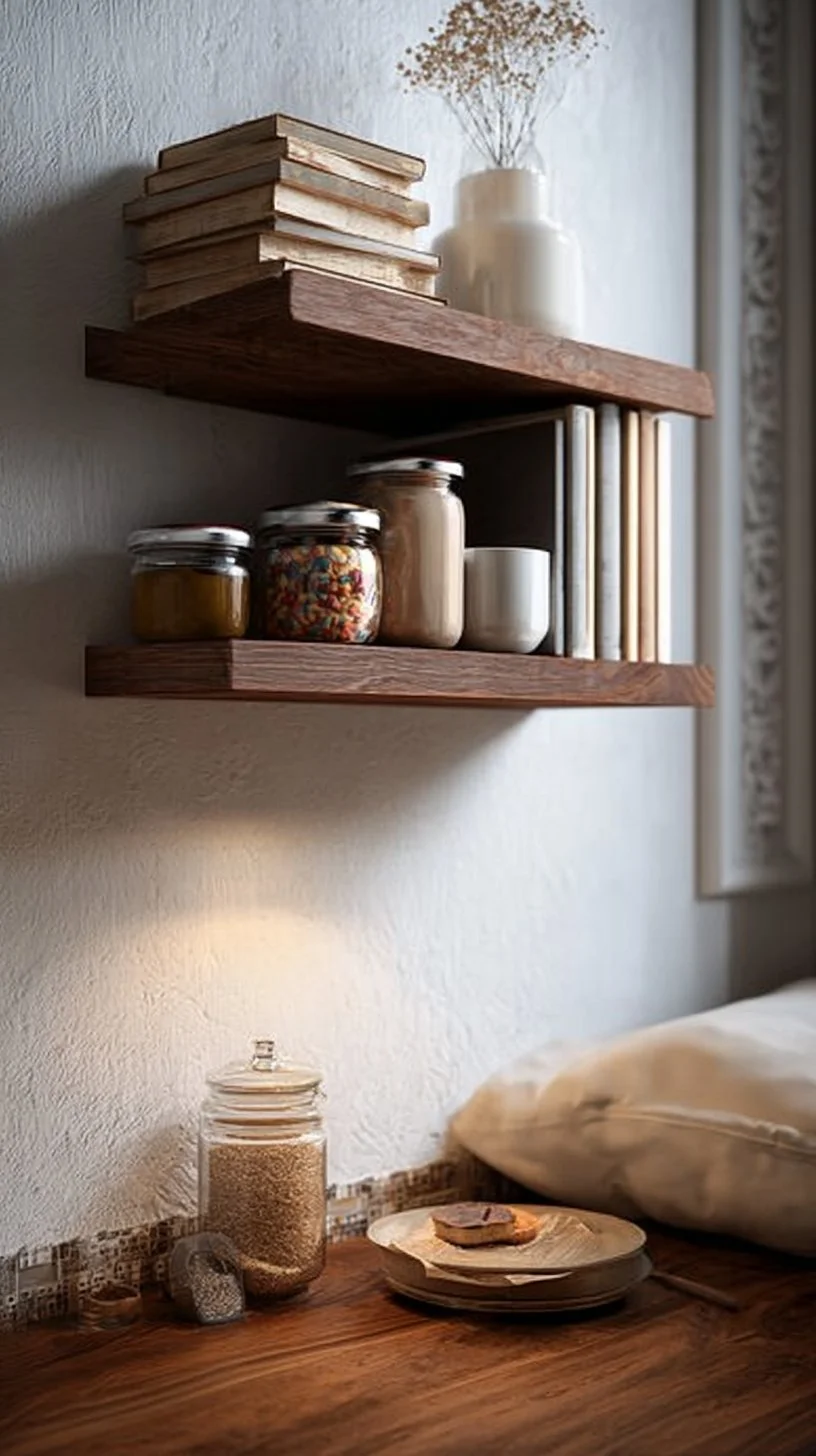 Walnut Maze F-Shelf