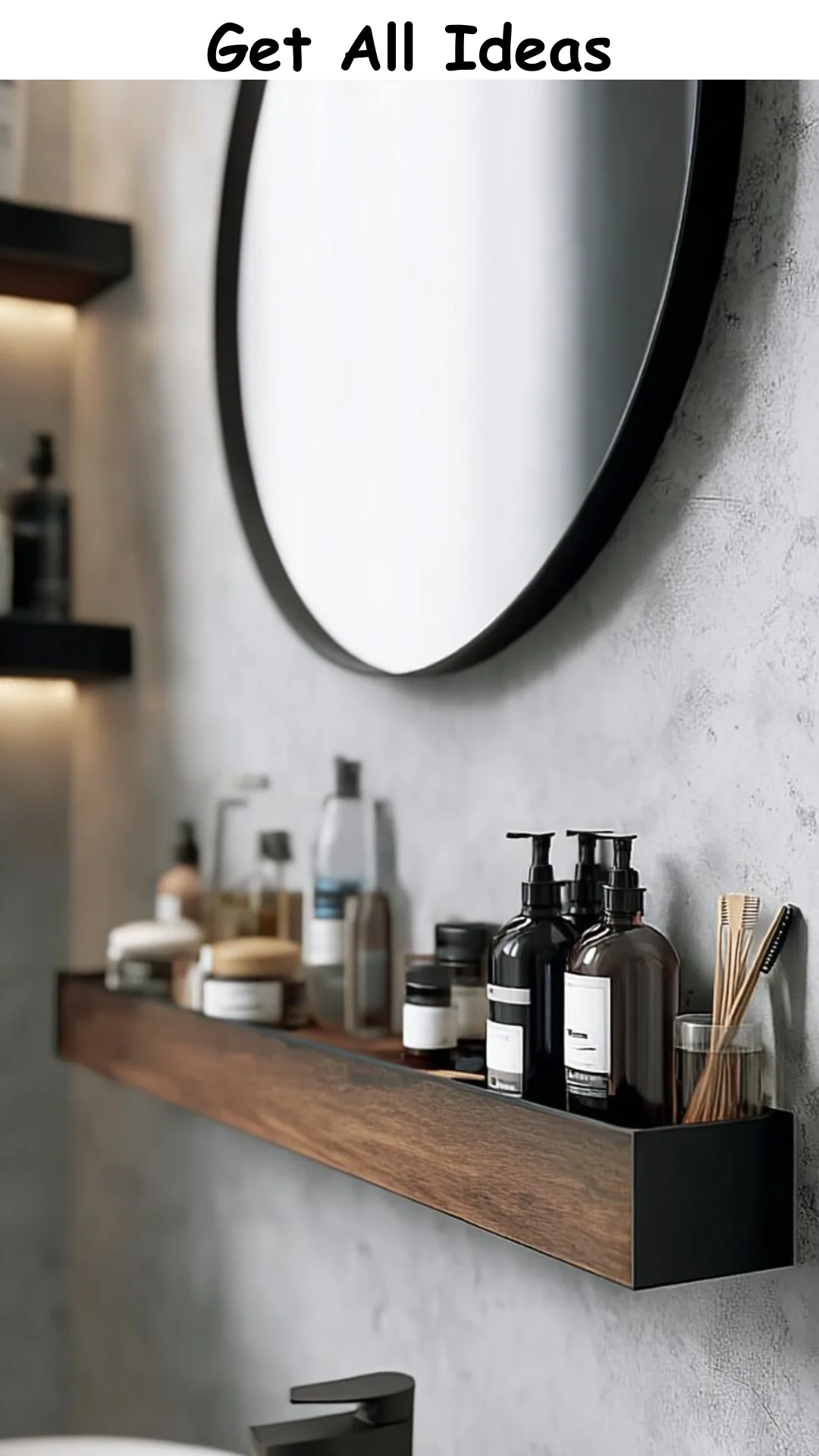 Wooden Wall Mounted Bathroom Shelf & Kitchen Rack Multipurpose Aluminium Cabinet Bathroom Wall Shelf Kitchen Storage Rack and Shampoo Holder - Etsy