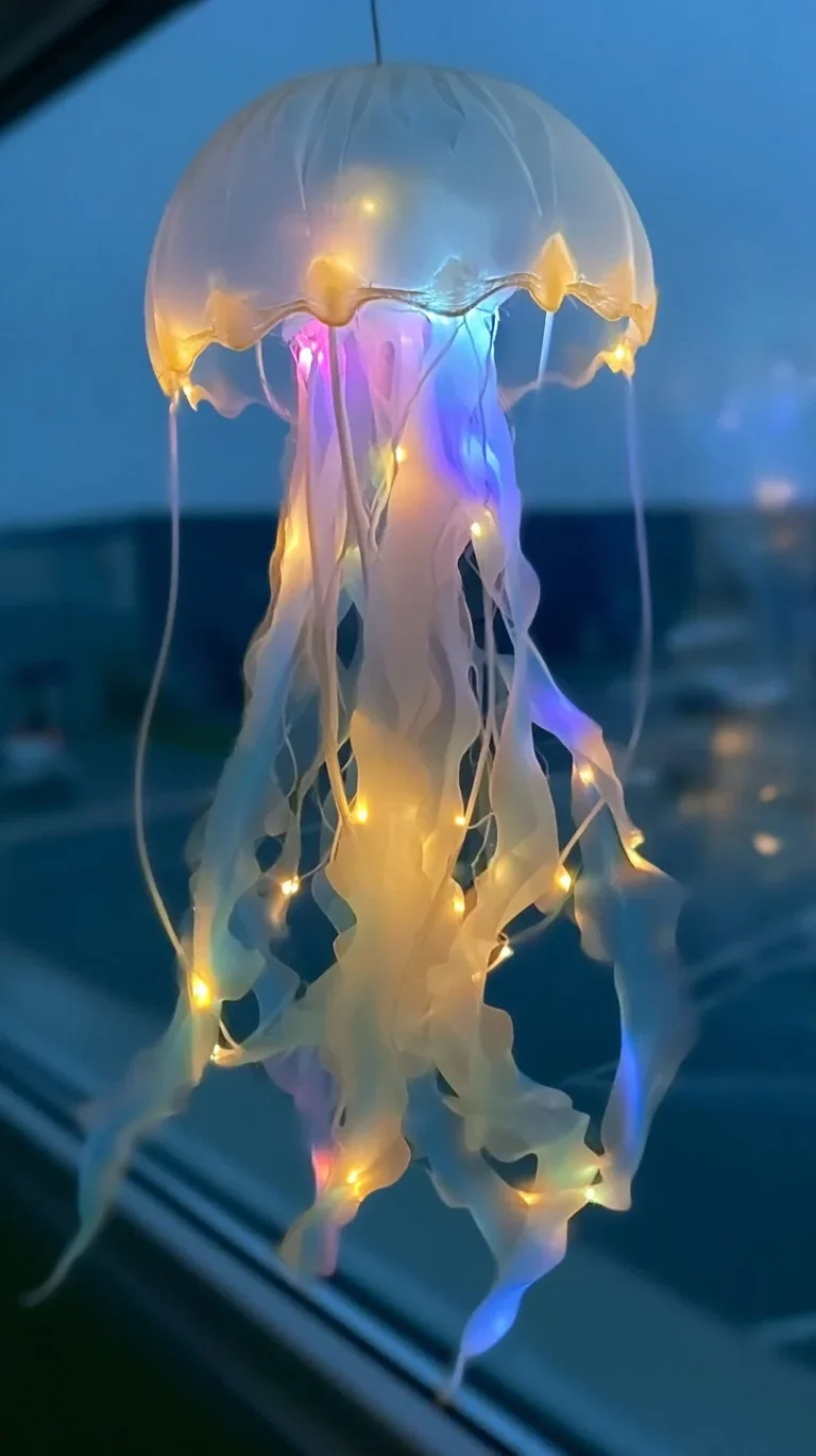 Handmade jellyfish lamp DIY creative materials package