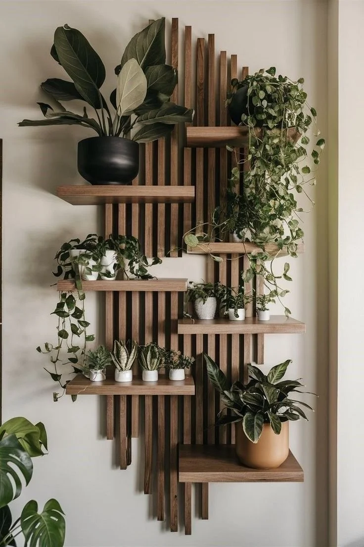 How to create a wooden panel wall with shelves? - Bunnings Workshop community