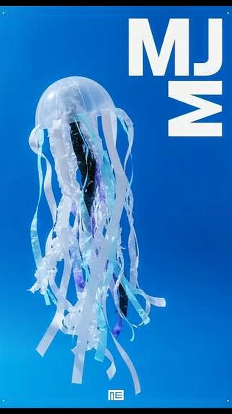 Colorful jellyfish craft tutorial from BlackMilk Clothing Blog.