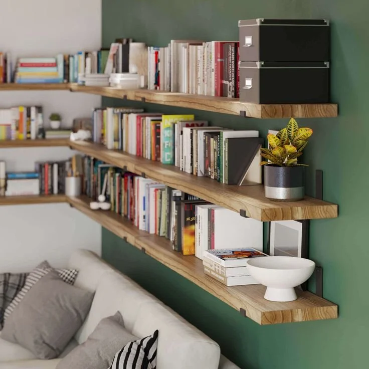 Millwood Pines Cezka Solid Paulownia Wood Floating Shelf & Reviews | Wayfair